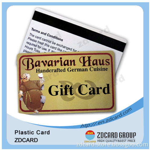 Customized PVC gift Card (ZD-7008)